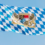 Banner mit bayerischem Wappen